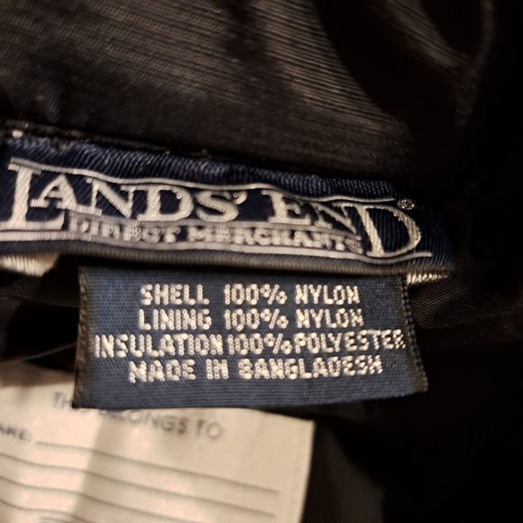 Lands' End boys size 6 black snow pants, warm EUC - Picture 5 of 7